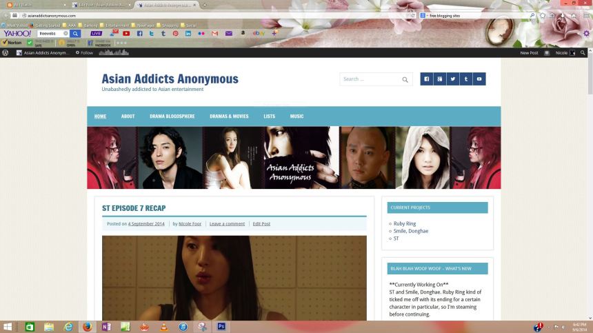 WordPress Frontend...Some customizations to a premium theme. Not much. Some day I shall make my own!
